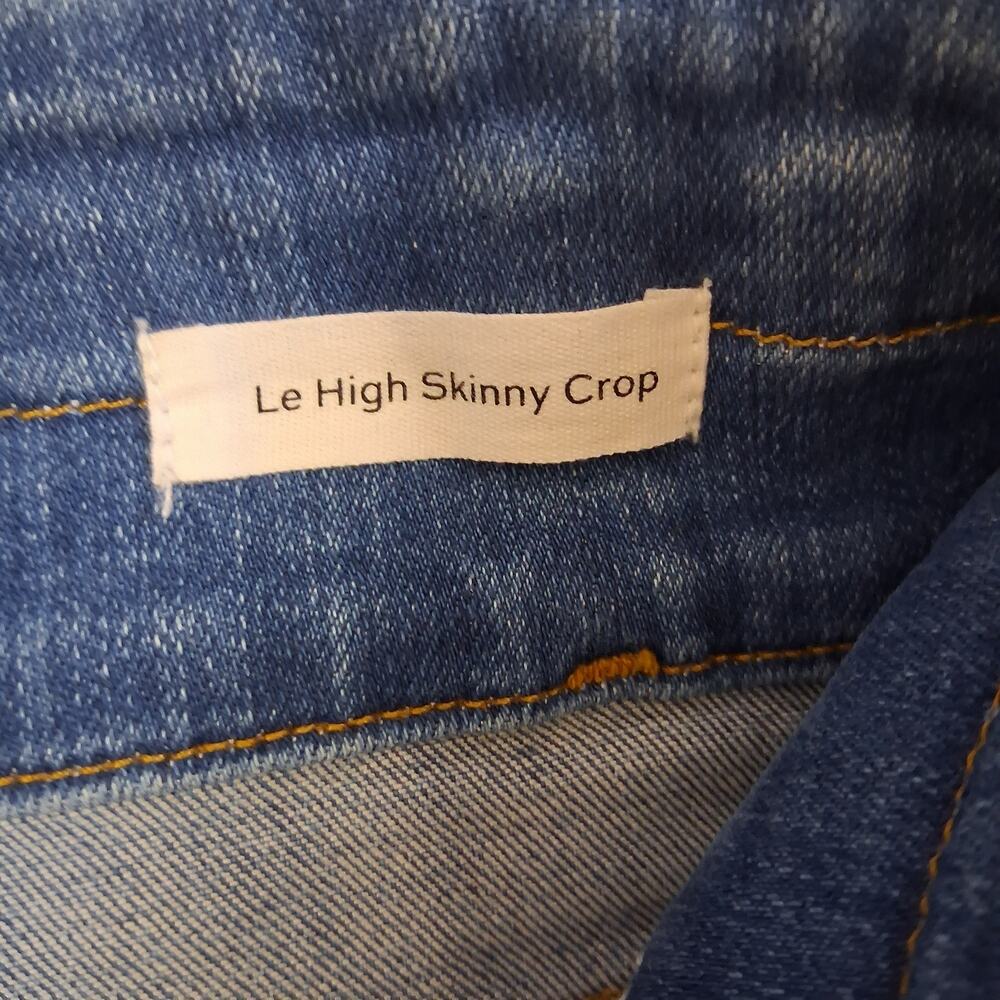 Anthropologie Frame Le High Skinny Women Jeans Medium Wash Size-26 - Picture 4 of 8